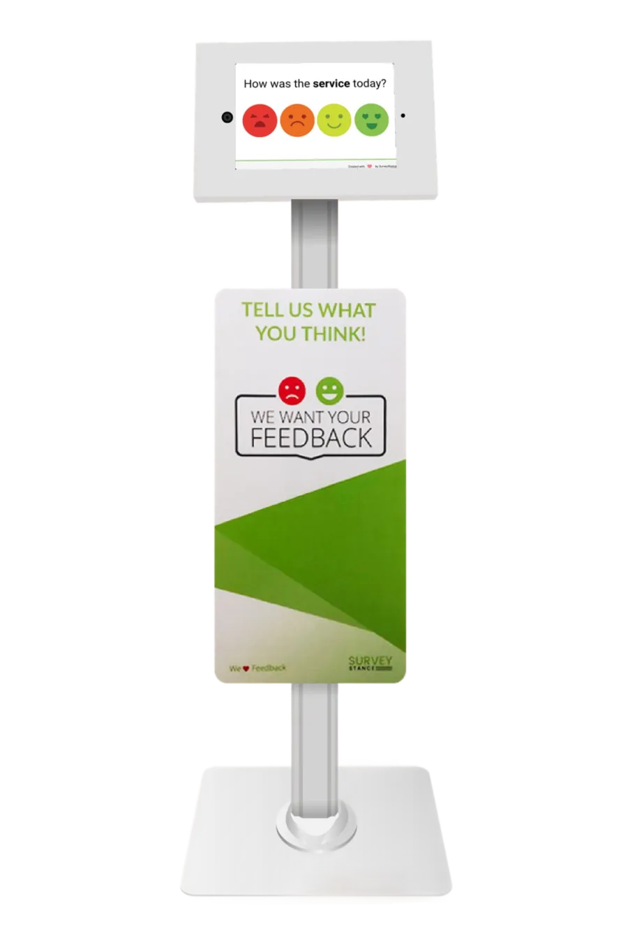 SurveyStance iPad feedback kiosk package