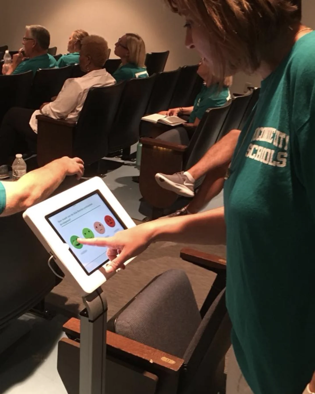 SurveyStance feedback kiosk: School district event