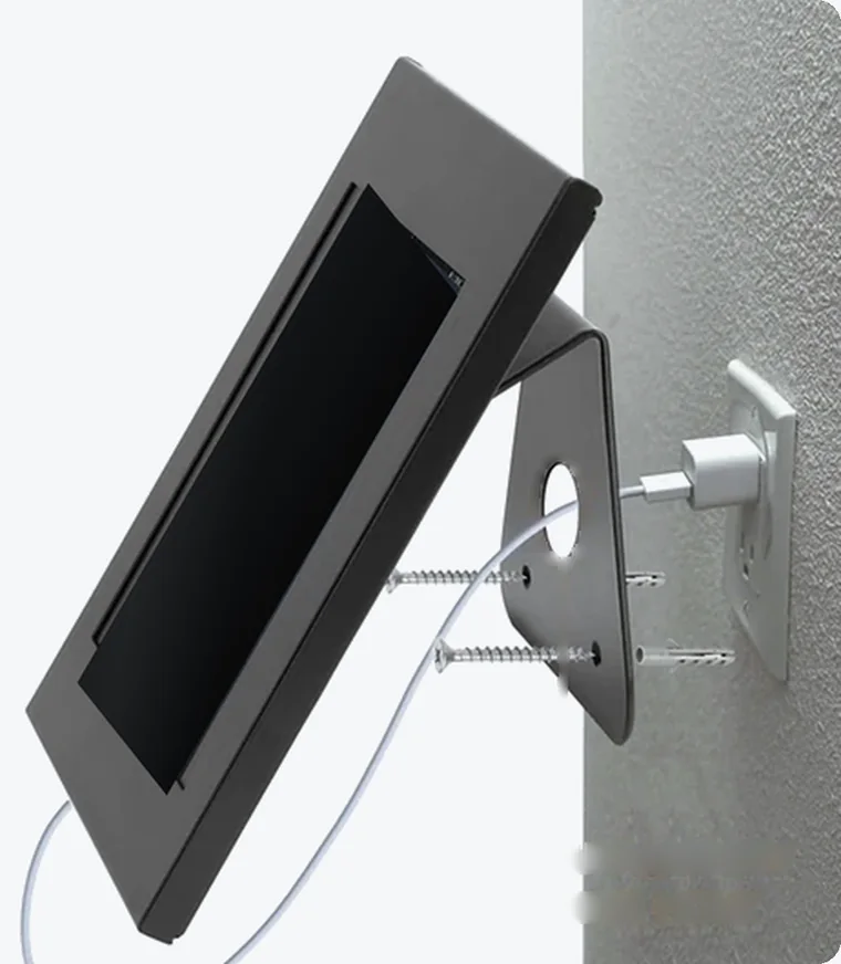 SurveyStance feedback kiosk: Wall mount, black