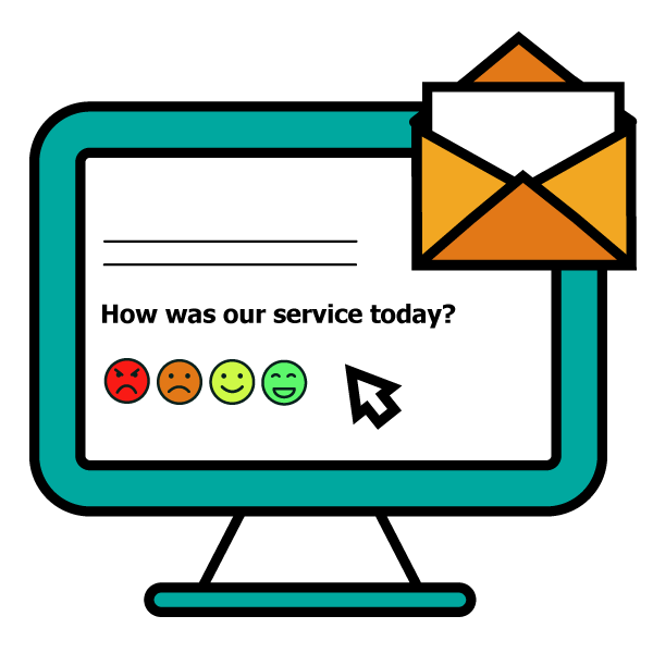 Email Signature Survey Icon