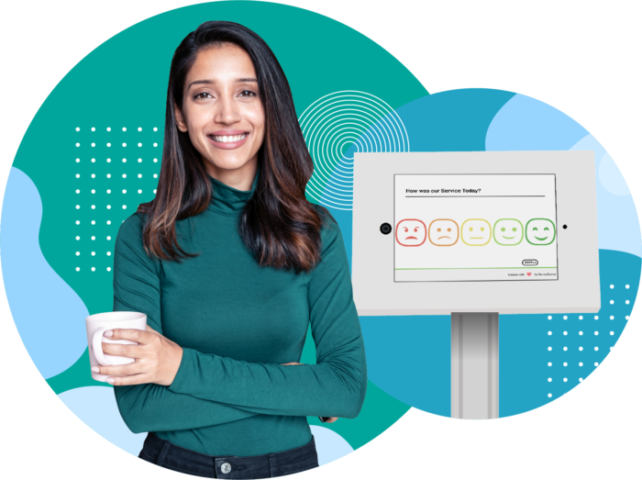 SurveyStance customer feedback kiosk