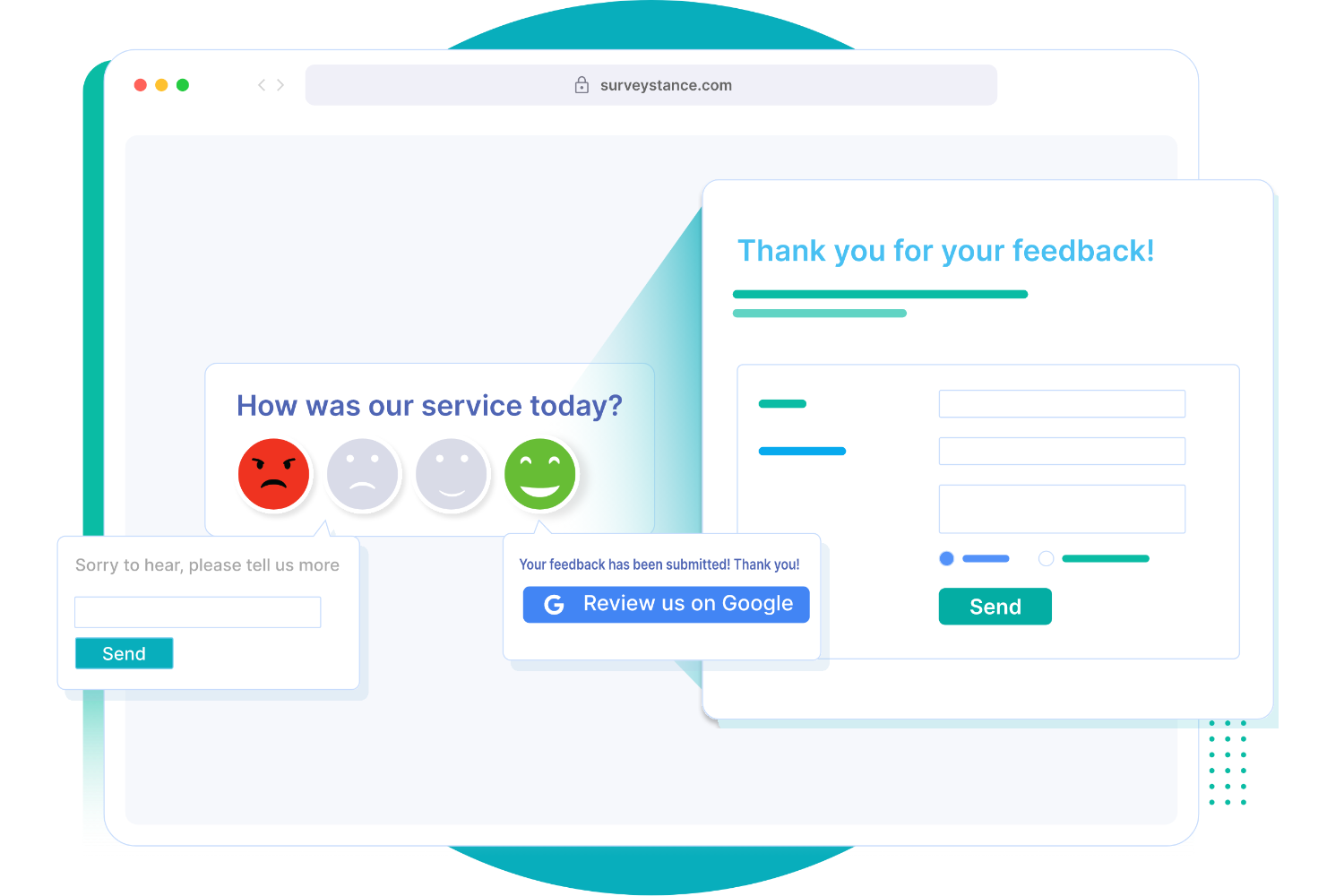 Email Signature Survey Conditional Landing Page