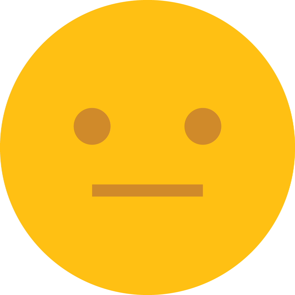 Neutral CSAT Emoji