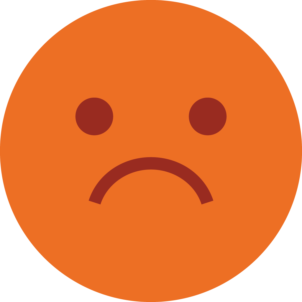 Unhappy CSAT Emoji